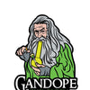 Wood Rocket Weed Gandope the Green Large Pin - Multi Color