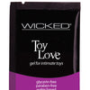 Wicked Sensual Care Toy Love Water Based Lubricant - .1 oz Fragrance Free