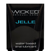 Wicked Sensual Care Jelle Water Based Anal Lubricant - .1 oz Fragrance Free