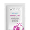 Wicked Sensual Care Simply Water Based Lubricant - .1 oz Passion Fruit