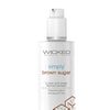 Wicked Sensual Care Simply Water Based Lubricant - 2.3 oz Brown Sugar