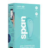 Love Distance Span App Controlled Vibrating Panty - Aqua