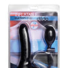 Trinity 4 Men Inflatable Suction Cup Dildo - Black