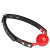 Master Series The Hush Gag Comfort Ball Gag - Red