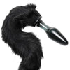 Tailz Midnight Fox Tail Glass Anal Plug