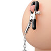 Master Series Charmed Heart Padlock Nipple Clamps - Assorted Colors