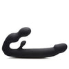 Strap U Tri-Volver 7x Vibrating Strapless Strap on - Black