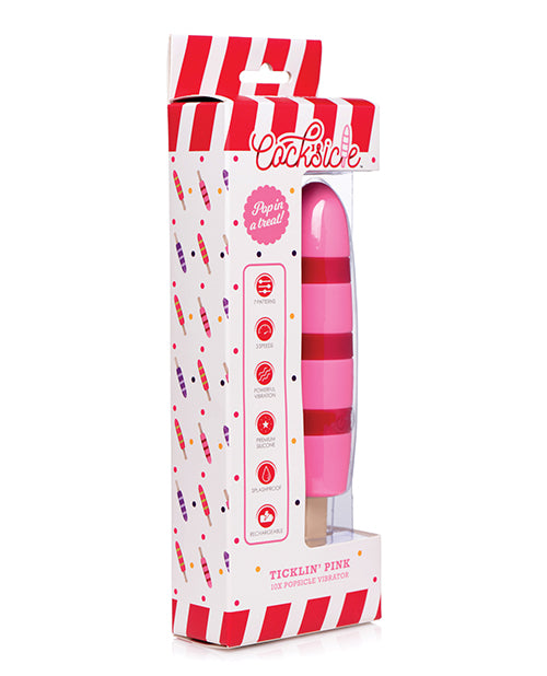 Cocksicle Fi^^in 10x Silicone Rechargeable Vibrator - Pink