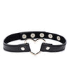 Master Series Dark Heart Chrome Heart Choker - Black
