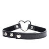 Master Series Dark Heart Chrome Heart Choker - Black