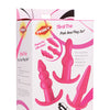 Frisky Thrill Trio Noir Anal Plug Set - Pink