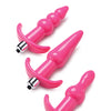 Frisky Thrill Trio Noir Anal Plug Set - Pink