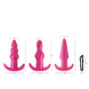Frisky Thrill Trio Noir Anal Plug Set - Pink