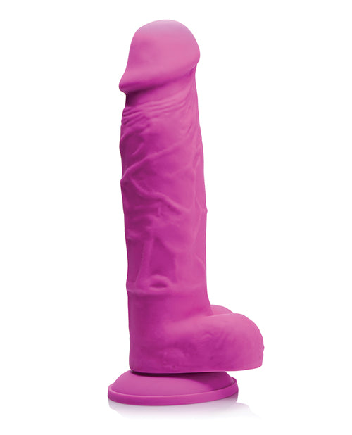 Strap-U SU Silicone Dildo w/Balls - Pink