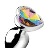Booty Sparks Rainbow Prism Heart Anal Plug