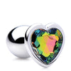 Booty Sparks Rainbow Prism Heart Anal Plug