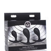 Master Series Dark Curved Anal Trainer - Black 3 Piece Set