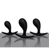 Master Series Dark Curved Anal Trainer - Black 3 Piece Set