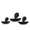 Master Series Dark Curved Anal Trainer - Black 3 Piece Set