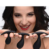 Master Series Dark Curved Anal Trainer - Black 3 Piece Set