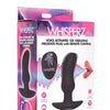 Whisper^ Voice Activated 10x Vibrating Prostate Plug w/Remote Control - Black