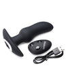 Whisper^ Voice Activated 10x Vibrating Prostate Plug w/Remote Control - Black