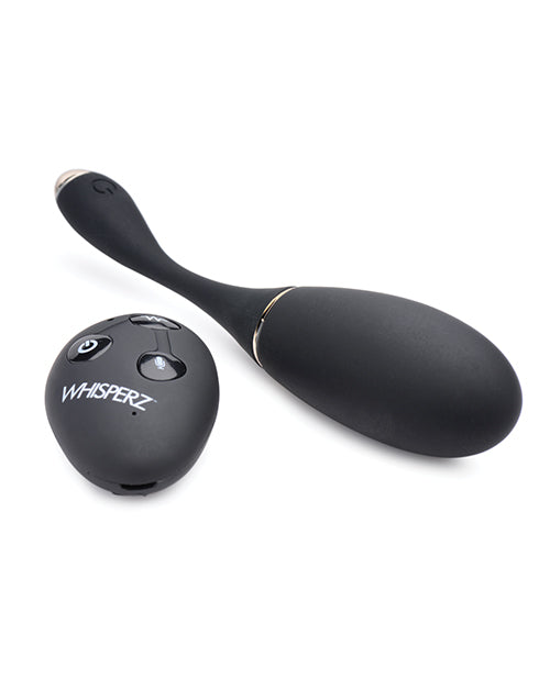 Whisper^ Voice Activated 10x Vibrating Egg w/Remote Control - Black