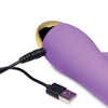 Inmi 10x Come Hither G-Focus Silicone Vibrator - Purple