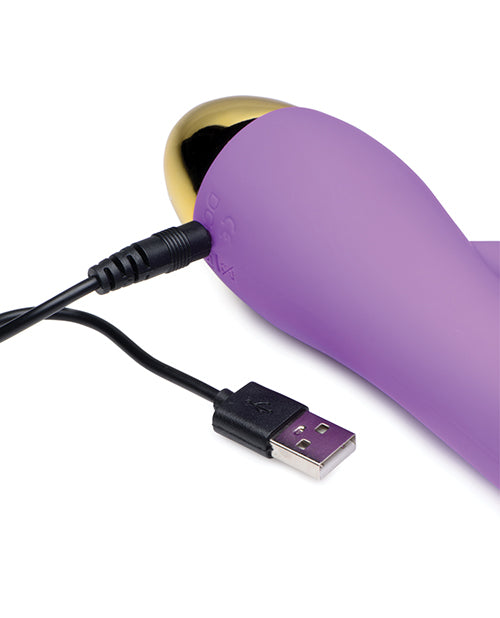 Inmi 10x Come Hither G-Focus Silicone Vibrator - Purple