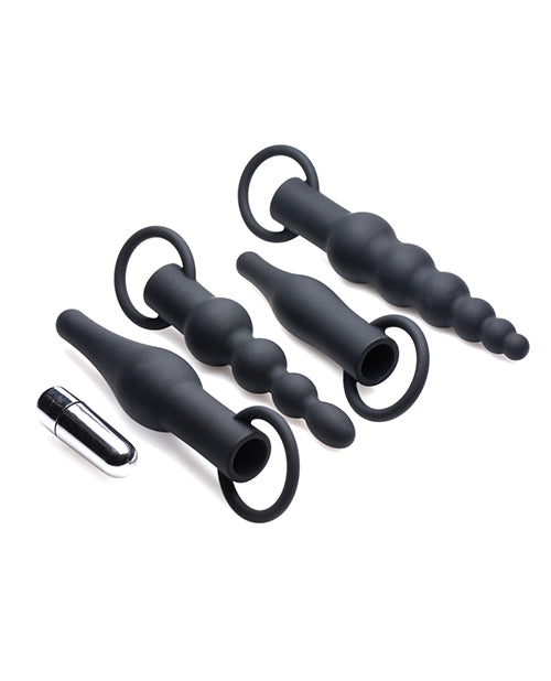 Master Series Rimming Anal Training Set of 3 - Black