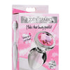 Booty Sparks Pink Gem Glass Anal Plug - Large