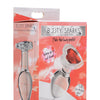 Booty Sparks Red Heart Gem Glass Anal Plug - Medium