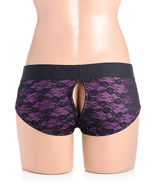 Strap U Lace Envy Pegging Set - Purple/Black