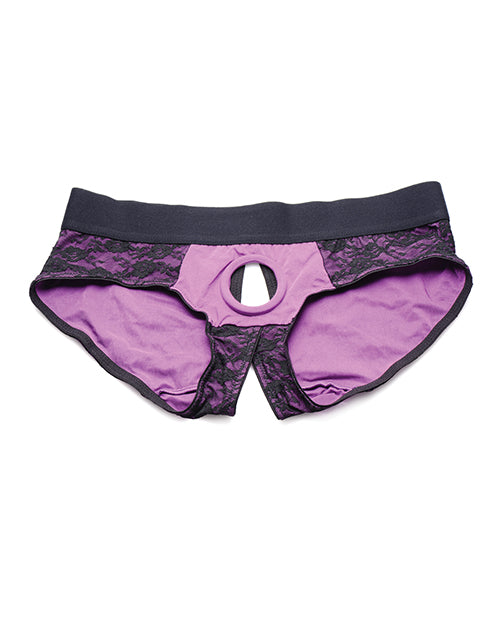 Strap U Lace Envy Pegging Set - Purple/Black