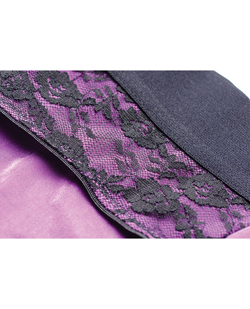 Strap U Lace Envy Pegging Set - Purple/Black
