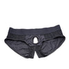 Strap U Lace Envy Crotchless Panty Harness - 3XL Black