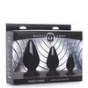 Master Series Triple Anal Plug - Black Set of 3