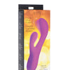 Inmi Come Hither Pro Moving Hard Silicone Rabbit Vibrator - Purple