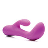 Inmi Come Hither Pro Moving Hard Silicone Rabbit Vibrator - Purple