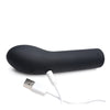 Trinity for Man 10x Vibrating Silicone Finger Sleeve - Black
