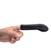 Trinity for Man 10x Vibrating Silicone Finger Sleeve - Black
