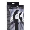 Master Series Pleaser Hook 10x Silicone Anal Vibrator - Black