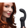 Master Series Pleaser Hook 10x Silicone Anal Vibrator - Black