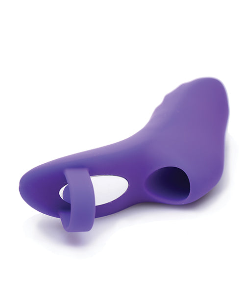 Frisky 7x Finger Bang'her Pro Silicone Rechargeable Finger Vibrator - Purple
