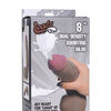 Loadz 8" Dual Density Squirting Dildo - Dark