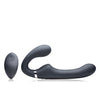 Strap U Mighty Rider 10x Vibrating Silicone Strapless Strap On - Assorted Colors