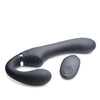 Strap U Mighty Rider 10x Vibrating Silicone Strapless Strap On - Assorted Colors