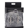 Master Series Crowned Magnetic Nipple Clamps - Silver