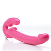 Strap U Revolver Slim Vibrating Strapless Strap-On - Pink