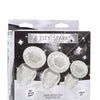 Booty Sparks Glitter Gem Anal Plug Set - Silver